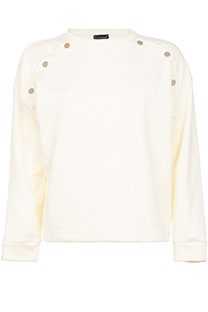 Ženski duks dugih rukava sa ukrasnim dugmićima Tiffany Production